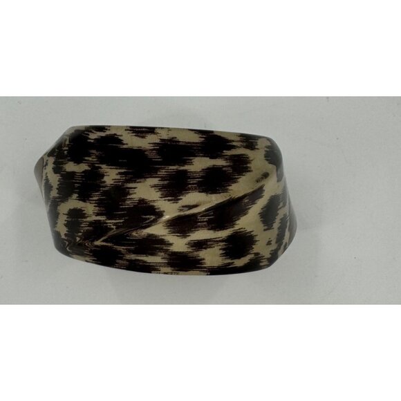 Kate Spade New York Pop Art Ikat Leopard Print Resin Bangle Bracelet - Picture 2 of 6